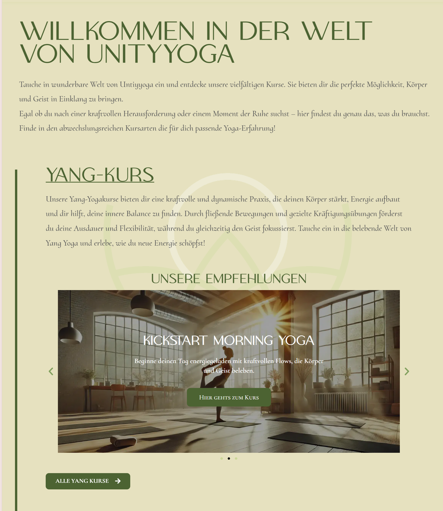 Willkommen bei Unityyoga