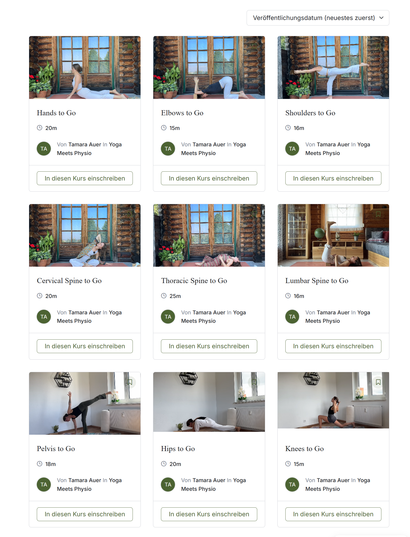 Details Yoga meets Physio